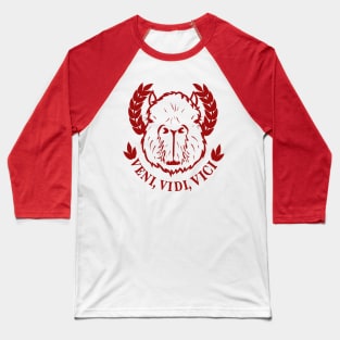 Capybara Conquerer (Red) Baseball T-Shirt